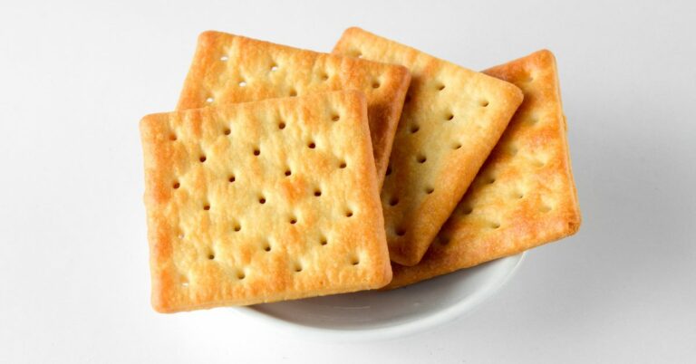 Crackers on a Plate