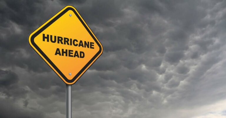 Hurricane Ahead Sign