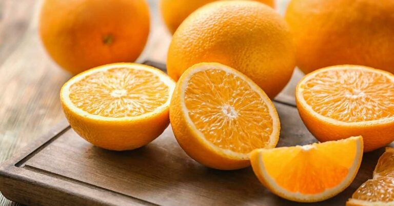 Oranges On Table