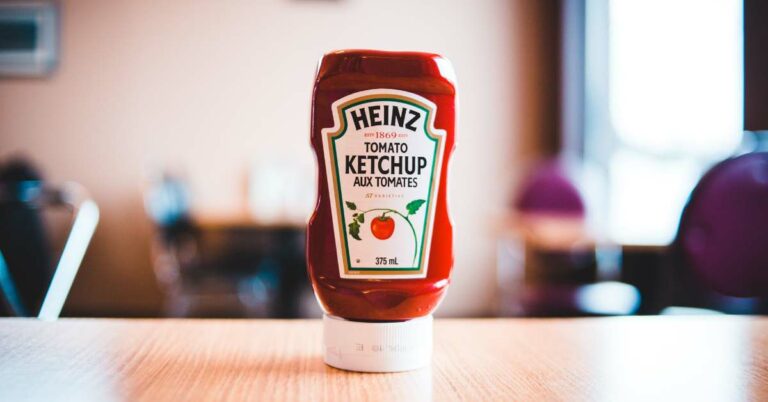 Ketchup on a Table